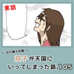 -忘れ難き記憶-「双子が天国にいってしまった話105」