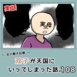 -忘れ難き記憶-「双子が天国にいってしまった話108」