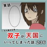 -忘れ難き記憶-「双子が天国にいってしまった話236」