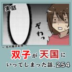 -忘れ難き記憶-「双子が天国にいってしまった話254」